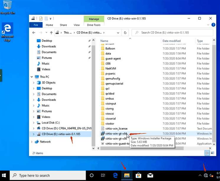 Installer Virtio-win